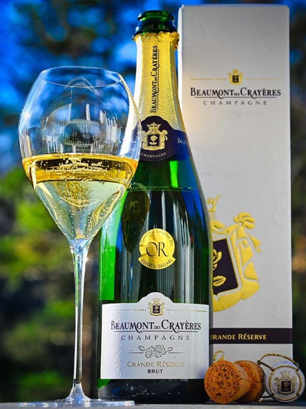 rượu vang champagne beaumont des crayères grande réserve brut 1.5 l rượu vang champagne beaumont des crayères grande réserve brut 1.5 l