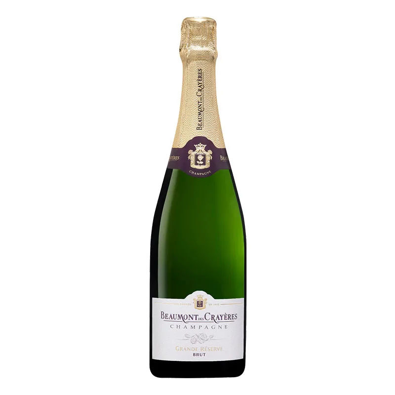rượu vang champagne beaumont des crayères grande réserve brut 375 ml