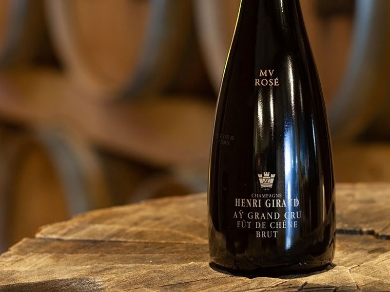 rượu vang champagne henri giraud aÿ grand cru brut mv rosé