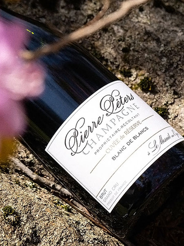 rượu vang champagne pierre péters cuvée de réserve blanc de blancs