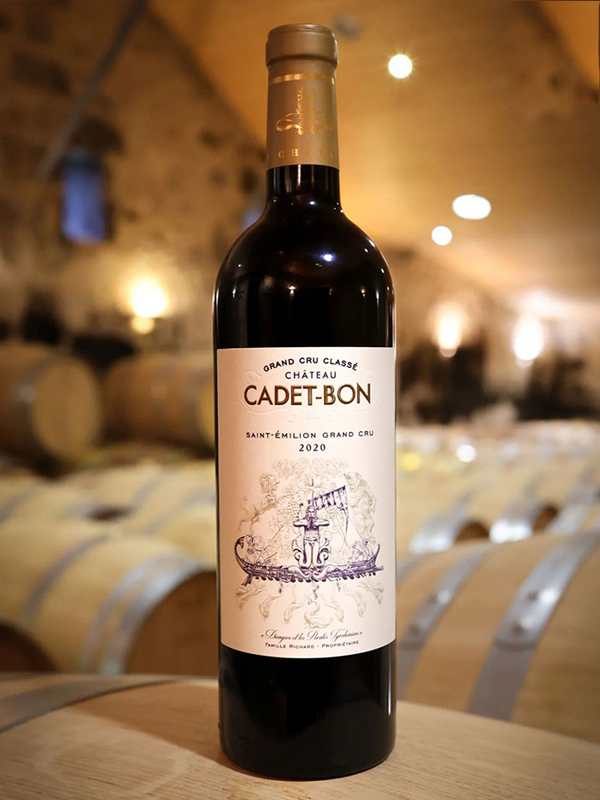 château cadet-bon saint-émilion grand cru aop 14.5% 2020