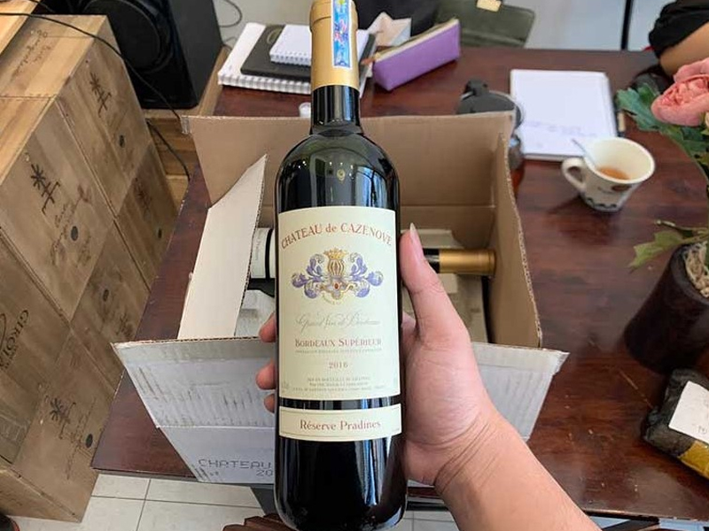 château de cazenove aoc bordeaux superieur, reserve pradines