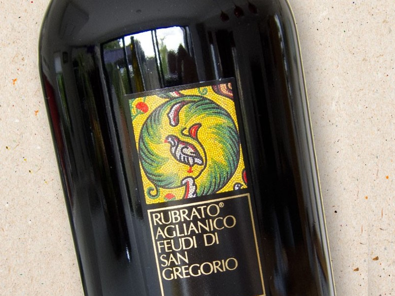 feudi di san gregorio, rubrato aglianico doc feudi di san gregorio, rubrato aglianico doc