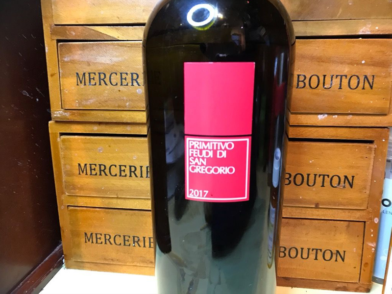 feudi san gregorio, primitivo puglia igt 