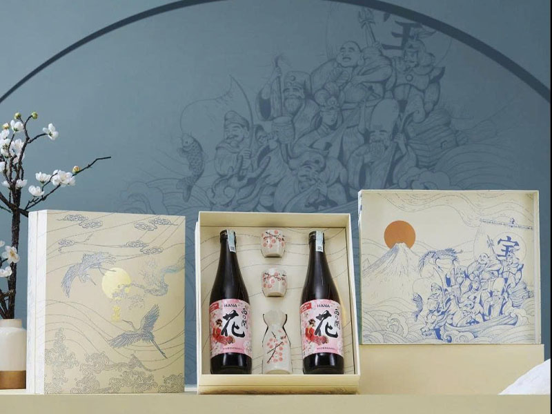 hộp quà sake nishinoseki hana