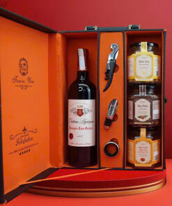 hộp quà tết 2026 rượu vang pháp ms014