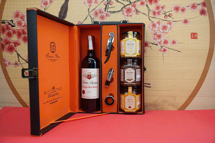 hộp quà tết 2026 rượu vang pháp ms014 hộp quà tết 2026 rượu vang pháp ms014