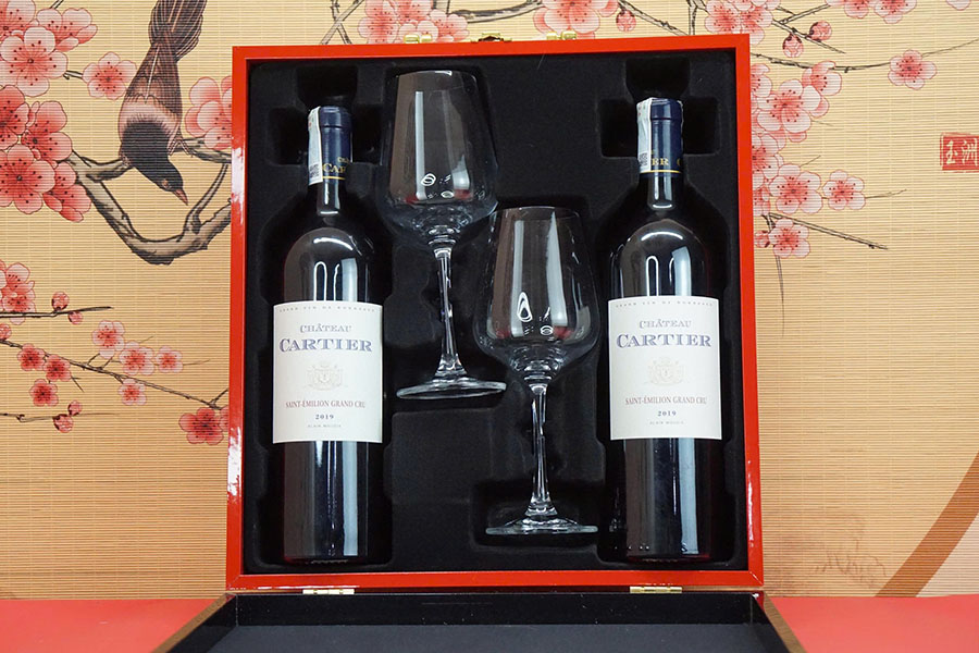 hộp quà tết 2026 rượu vang pháp ms056