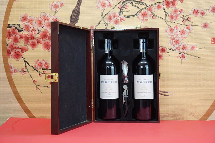 hộp quà tết 2026 rượu vang pháp ms056