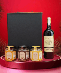 hộp quà tết 2026 rượu vang pháp ms086