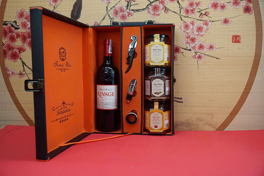 hộp quà tết 2026 – rượu vang pháp ms102
