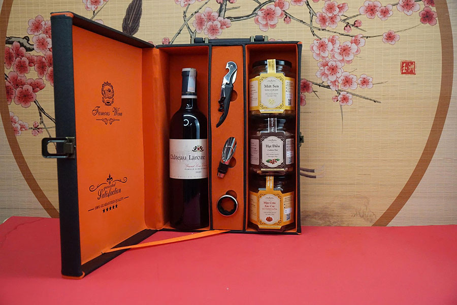 hộp quà tết 2026 – rượu vang pháp ms106