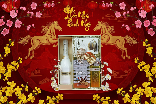 hộp quà tết 2026 rượu vang ý ms001