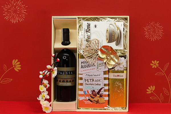 hộp quà tết 2026 rượu vang ý ms003