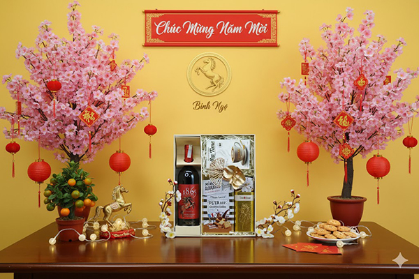 hộp quà tết 2026 rượu vang ý ms007