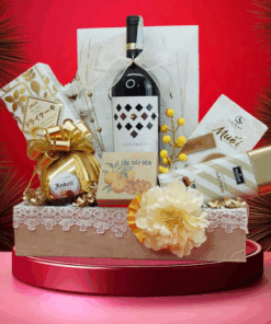 hộp quà tết 2026 – rượu vang ý ms009