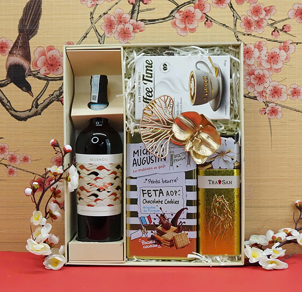 hộp quà tết 2026 rượu vang ý ms011