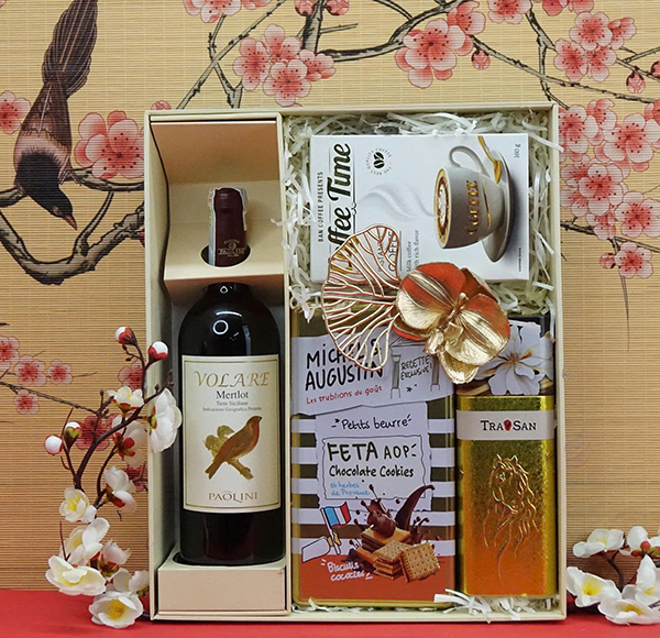 hộp quà tết 2026 rượu vang ý ms013