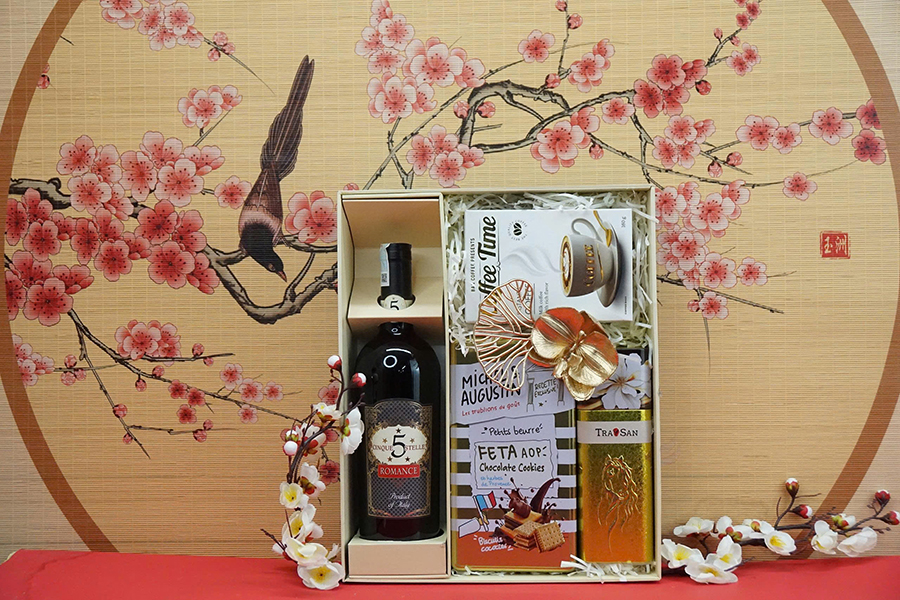 hộp quà tết 2026 rượu vang ý ms015