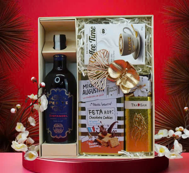 hộp quà tết 2026 rượu vang ý ms022