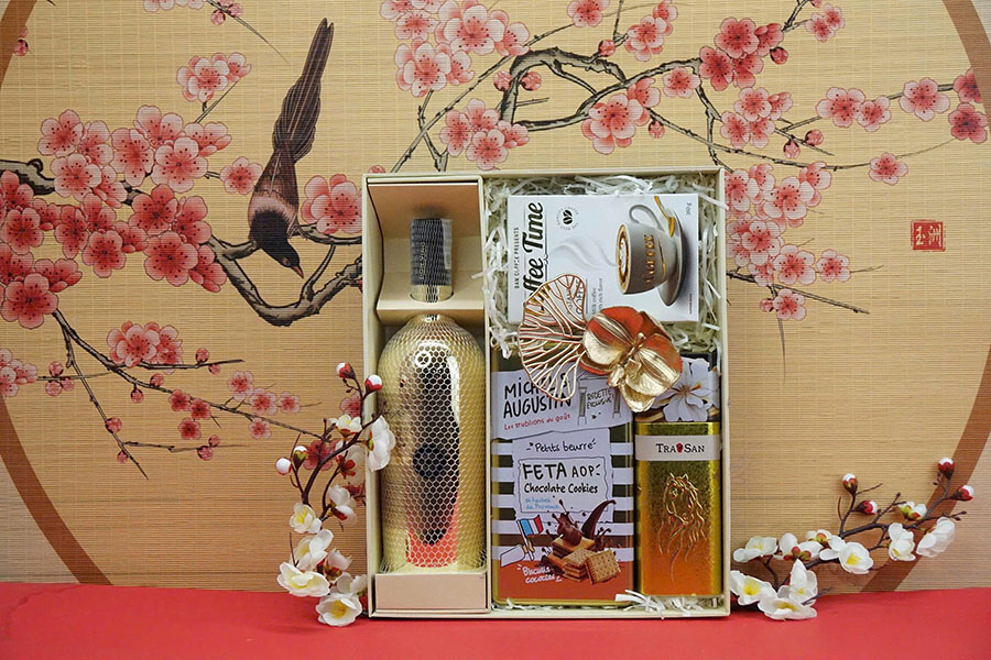 Hộp quà tết 2026 rượu vang ý MS026 hộp quà tết 2026 rượu vang ý ms026