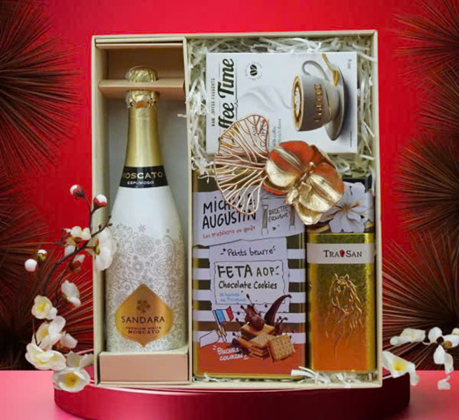 hộp quà tết 2026 rượu vang tây ban nha ms030