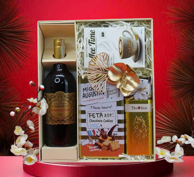 hộp quà tết 2026 rượu vang ý ms028
