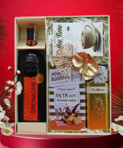 hộp quà tết 2026 rượu vang pháp ms032