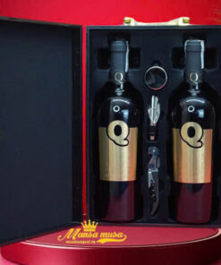 hộp quà tết 2026 rượu vang ý ms040