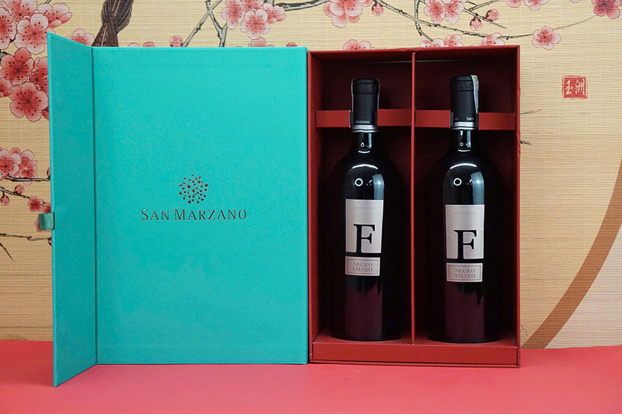 hộp quà tết 2026 rượu vang ý ms048