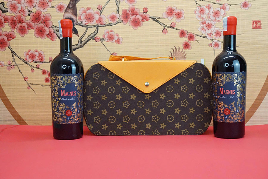hộp quà tết 2026 rượu vang ý ms050