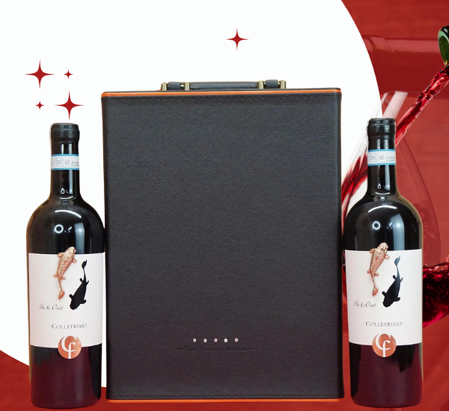 hộp quà tết 2026 rượu vang ý ms064