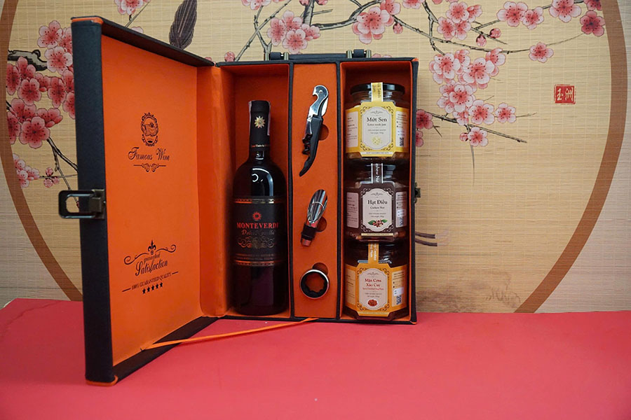 hộp quà tết 2026 – rượu vang ý ms104