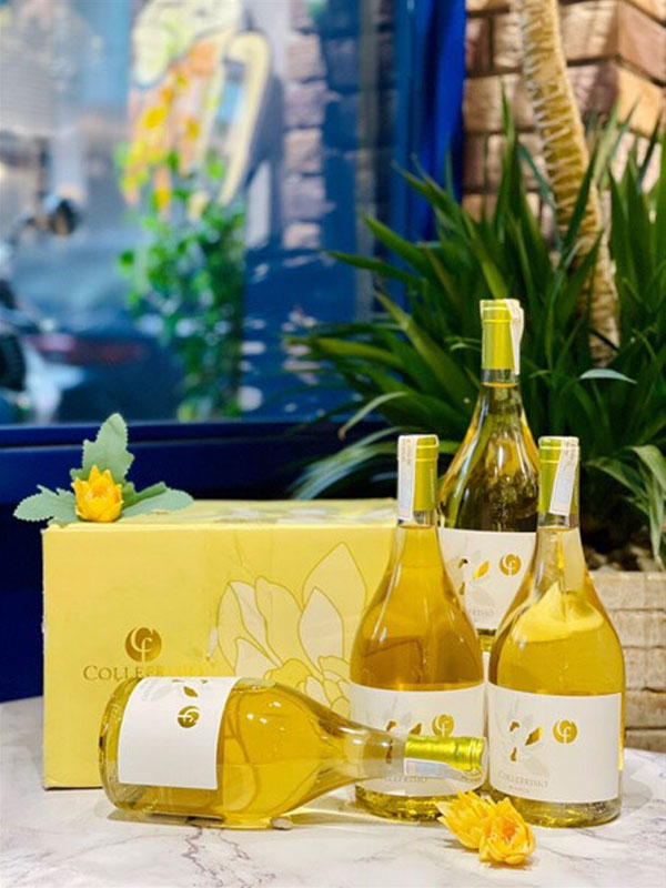 rượu vang cf collefrisio bianco