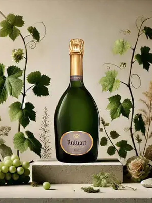 rượu vang champagne ruinart rosé brut
