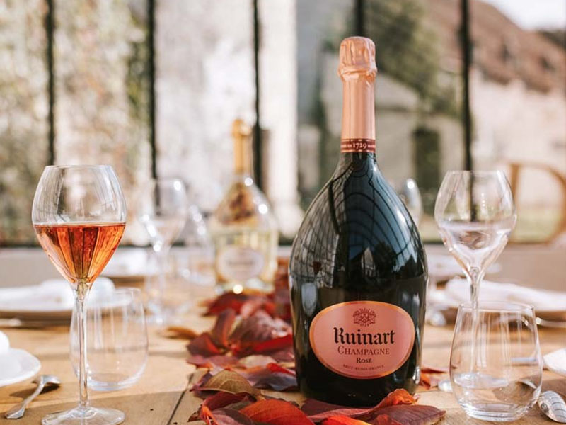 rượu vang champagne ruinart rosé brut