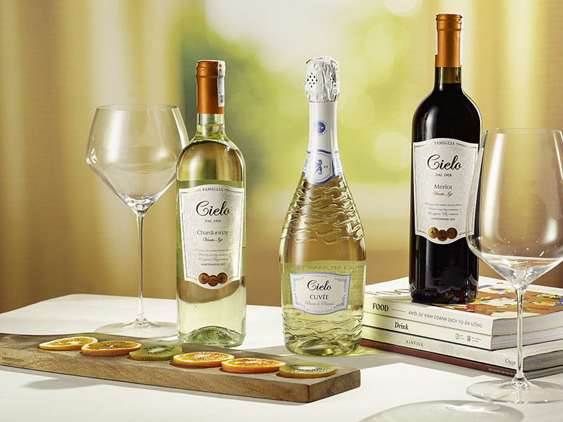 rượu vang cielo merlot