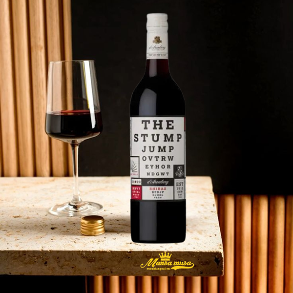 rượu vang d'arenberg the stump jump grenache shiraz mourvedre mclaren vale