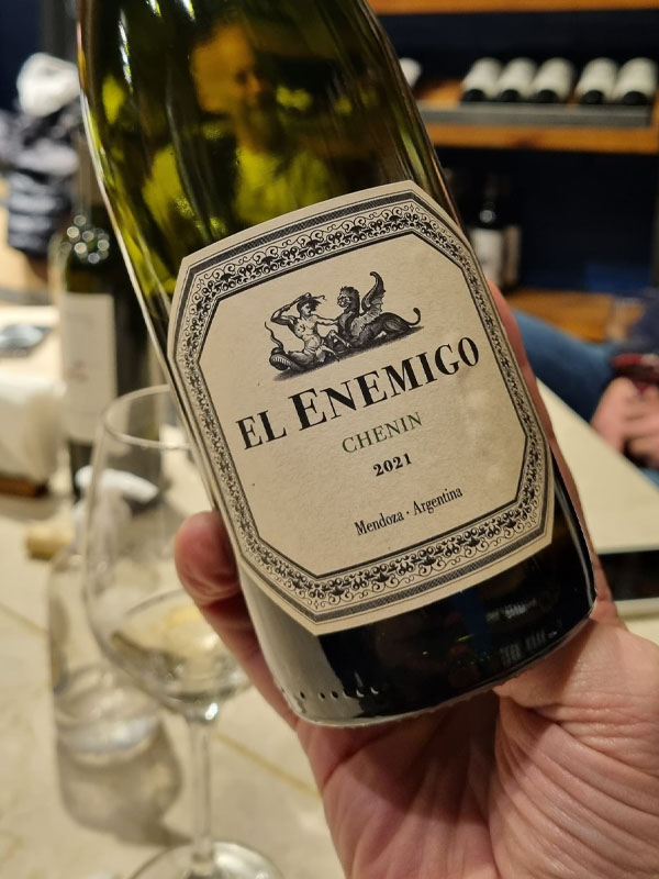 rượu vang el enemigo chenin