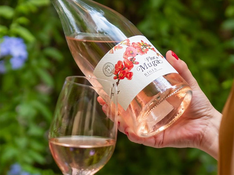rượu vang flor de muga rosé rượu vang flor de muga rosé