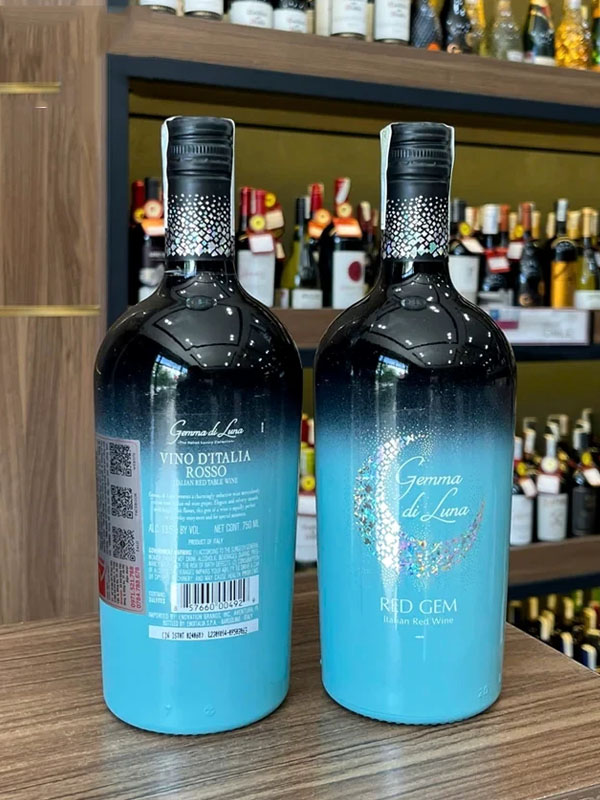 rượu vang gemma di luna vino d’italia rosso (red gem)