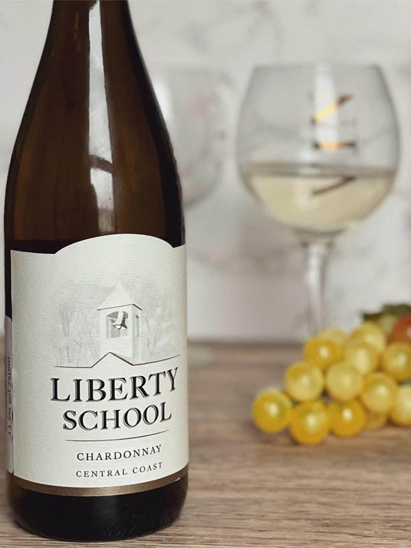 rượu vang liberty school chardonnay