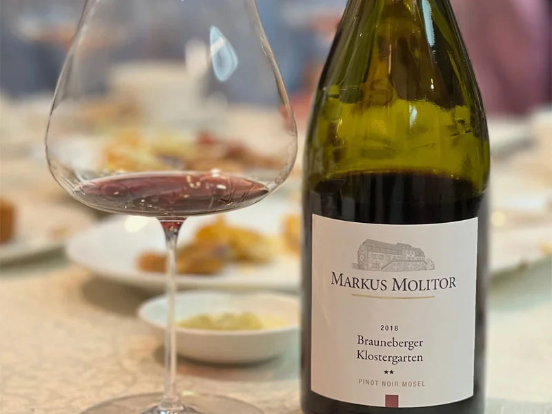 rượu vang markus molitor brauneberger klostergarten pinot noir