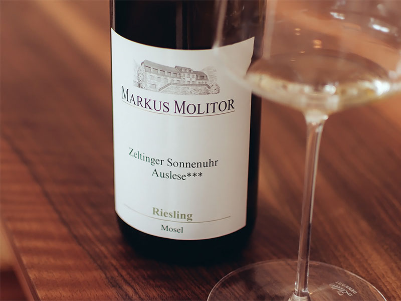 rượu vang markus molitor zeltinger sonnenuhr auslese riesling