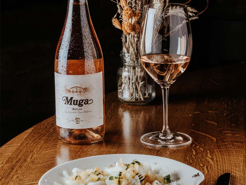 rượu vang muga rosé rioja