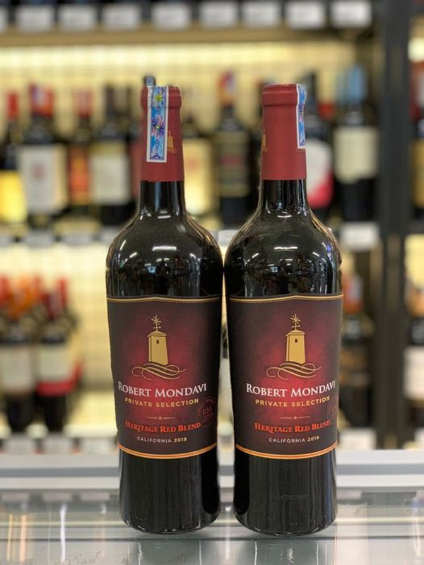 rượu vang robert mondavi private selection red blend
