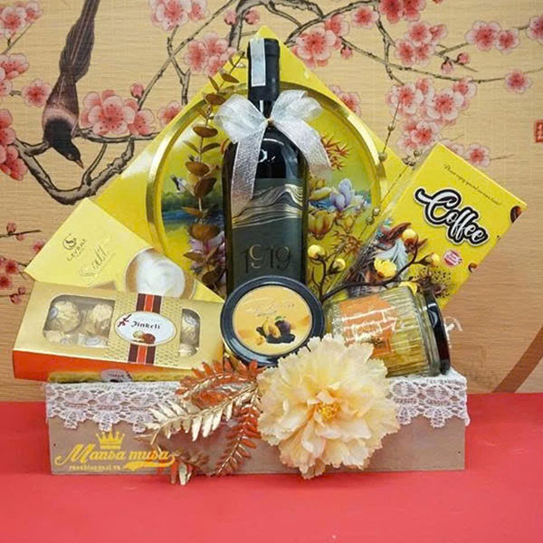 hộp quà tết 2026 – rượu vang ý ms033