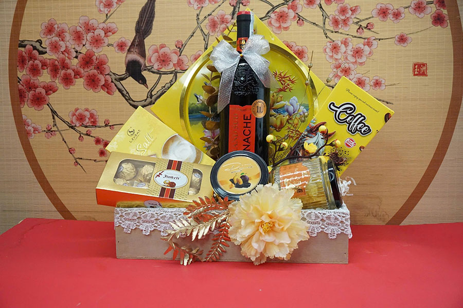 hộp quà tết 2026 – rượu vang pháp ms055