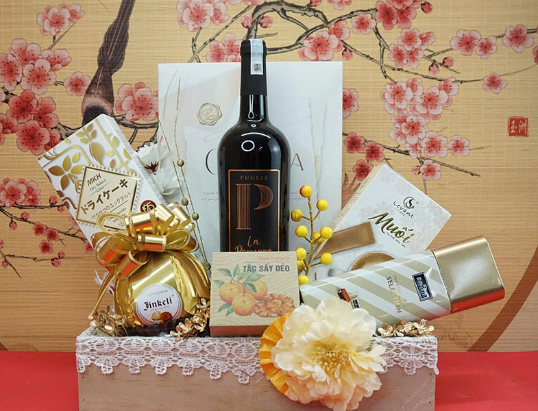hộp quà tết 2026 – rượu vang ý ms015