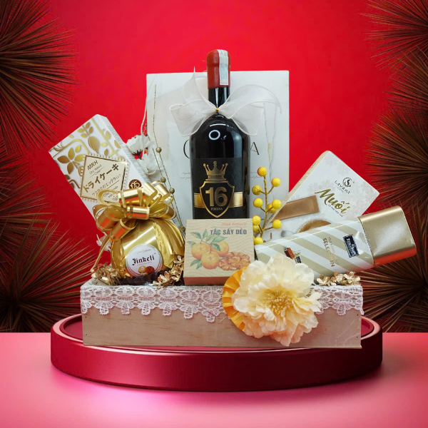 hộp quà tết 2026 – rượu vang ý ms021